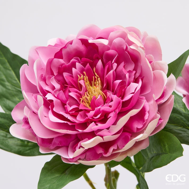 edg enzo de gasperi edg enzo de gasperi peonia ramo con foglie ass h 58 cm pianta artificiale rosa antico 1 pz ean 8059824647245