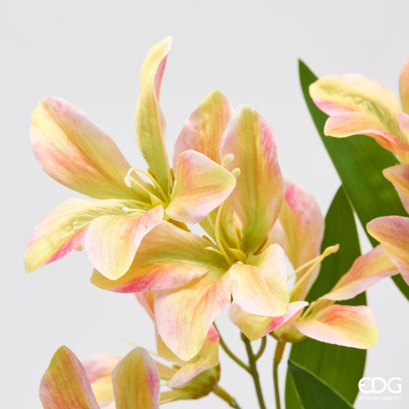 edg enzo de gasperi edg enzo de gasperi ramo giglio artificiale h 67 cm giallo ean 8059824615909