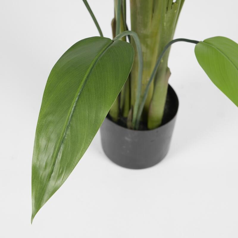 edg enzo de gasperi edg enzo de gasperi strelizia con vaso x26 pianta artificiale h 184 cm verde ean 8059824497963