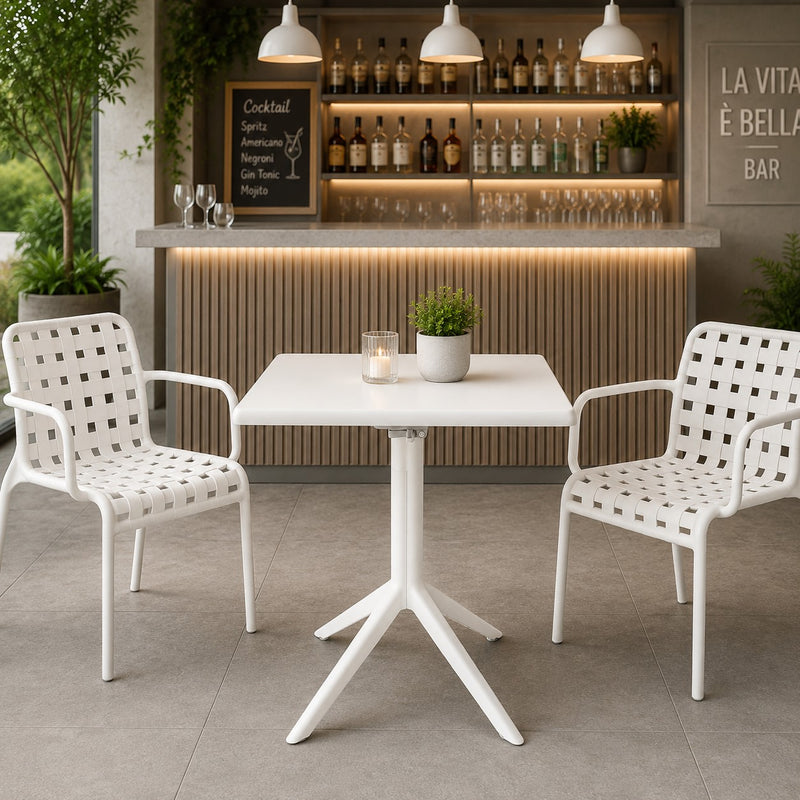 larcolaio larcolaio tavolo pieghevole top bianco 70x70x75 cm ean 8004944750443