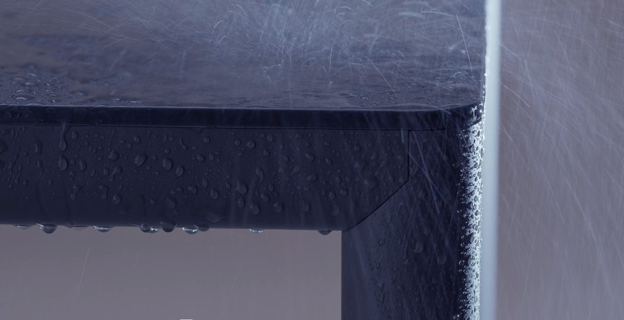 nardi nardi piave 140 x 80 tavolo rettangolare verniciato antracite lamin materia antracite ean 8010352554948