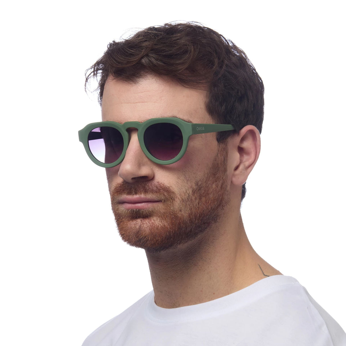 okkia okkia occhiale da sole premontato mod zeno green sage ean 8056211371585