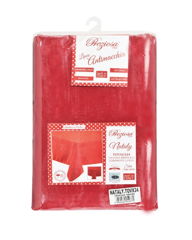 preziosa home preziosa home tovaglia damina ass natale 140 x 360 cm idrorepellente rosso 1 pz ean 8050264052767