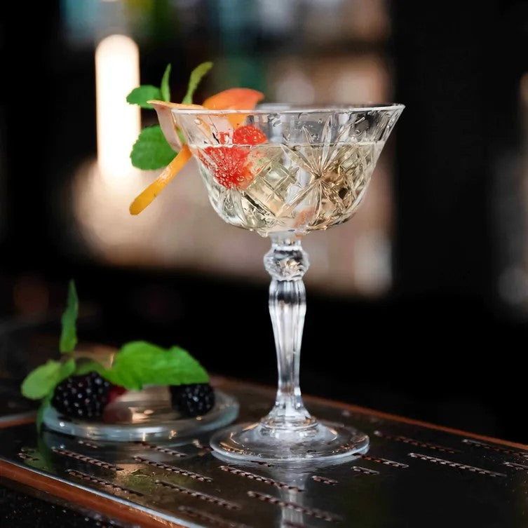 Bild-3-RCR-Italienische-Glaswaren-Kelch-Melodia-Champagner-26-cl-6-Stück-EAN-8007815280605