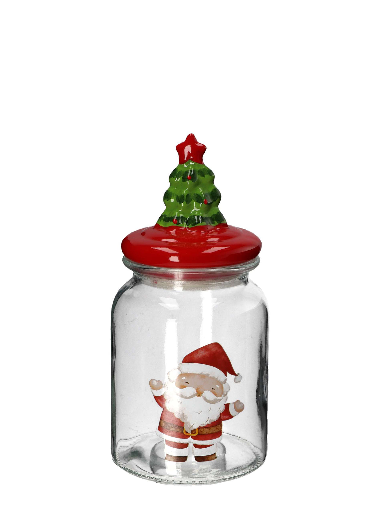 regalo italiano regalo italiano barattolo di natale ass d 11 cm h 23 cm trasparente 1 pz ean 8057586165854