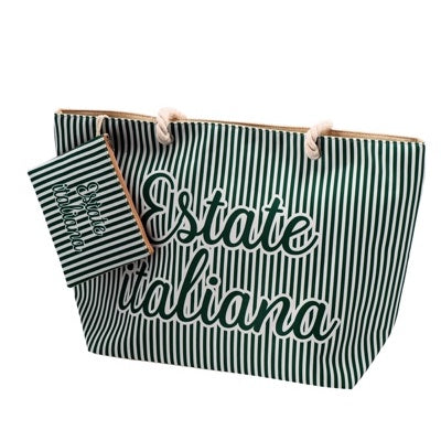 regalo italiano regalo italiano borsa mare con pochette ass 58 x 18 cm h 38 cm tessuto 1 pz ean 8057586212091