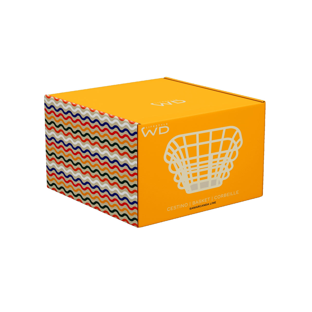 wd lifestyle wd lifestyle cestino centrotavola in stoneware giallo ean 8055035683744