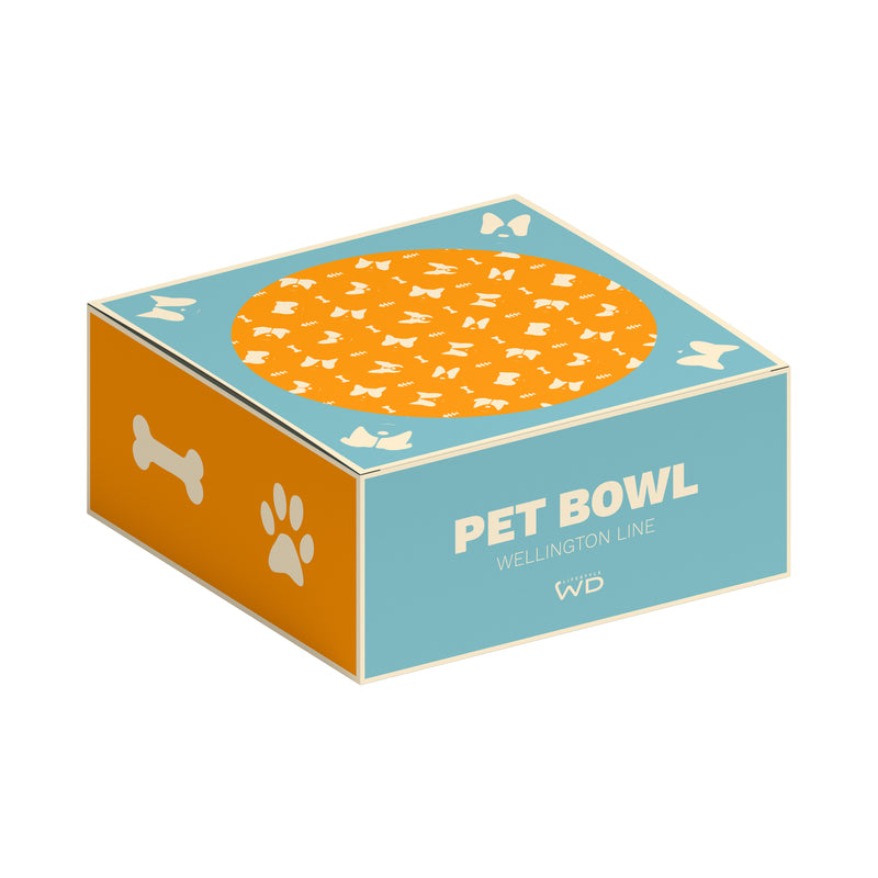 wd lifestyle wd lifestyle ciotola osso dog d 20 cm arancione giallo ean 8055035683096