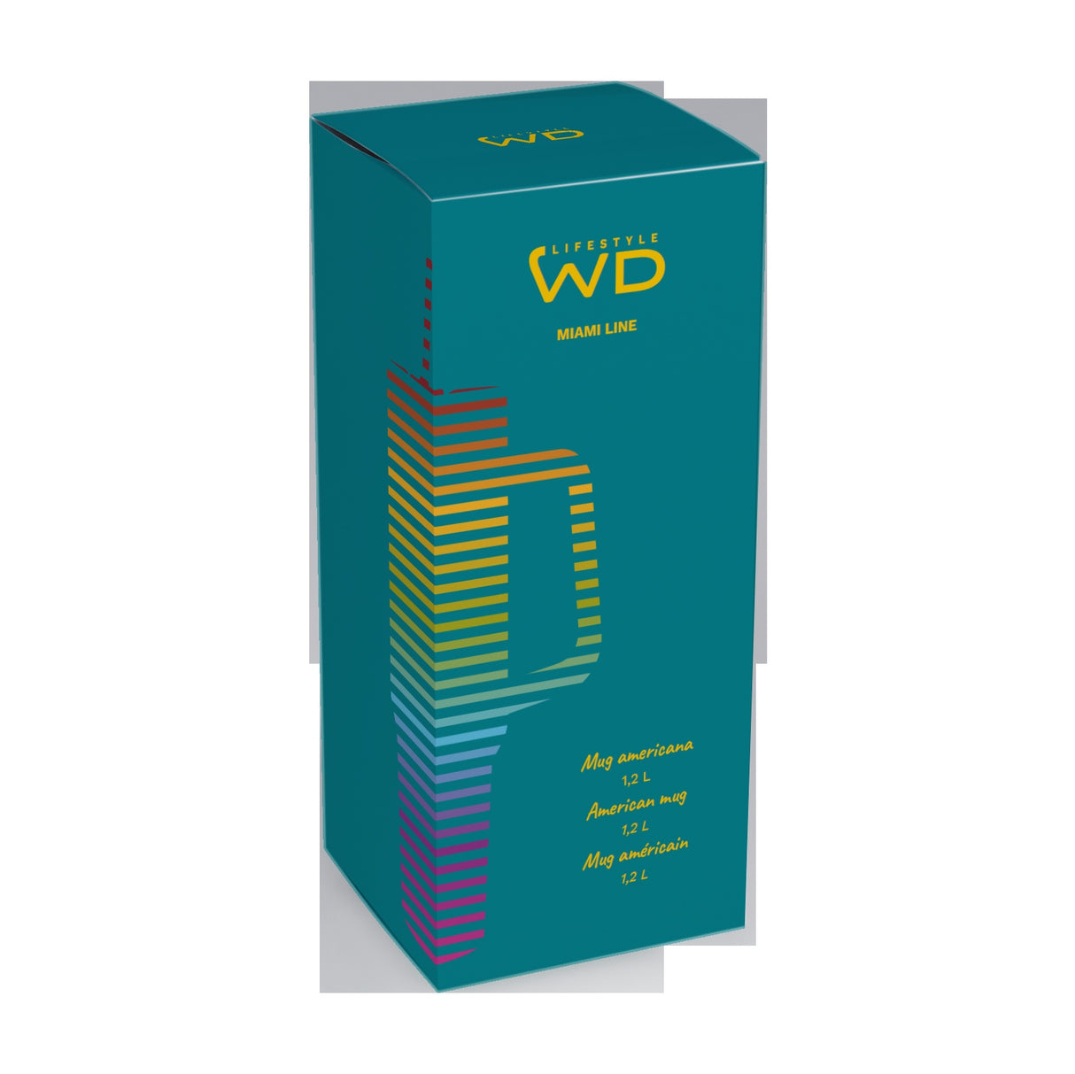 wd lifestyle wd lifestyle mug americana in acciaio inox 12 lt petrolio ean 8055035683850