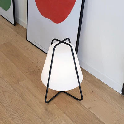 zafferano zafferano teepee lampada da tavolo portatile ledtouch dimmer nero ean 8054040727443