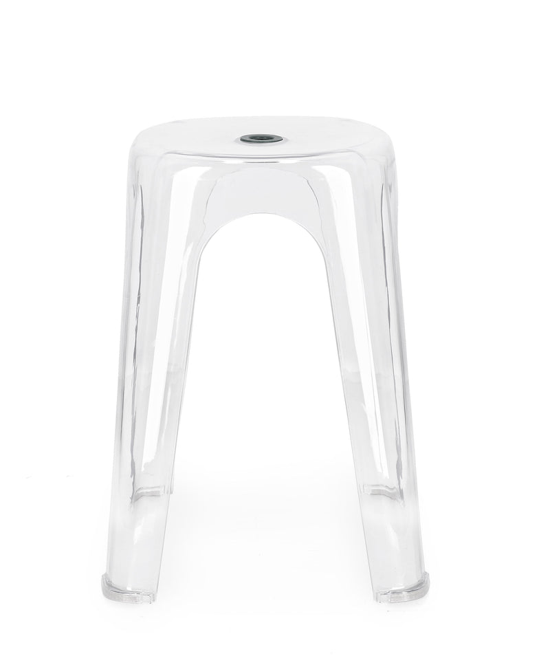 bizzotto bizzotto sgabello sonny h 465 cm bianco trasparente ean 8051836671737