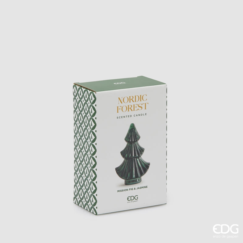 edg enzo de gasperi edg enzo de gasperi candela forest albero di natale h 20 cm l 13 cm l 8 cm mission fig jasmine green ean 8059824566584
