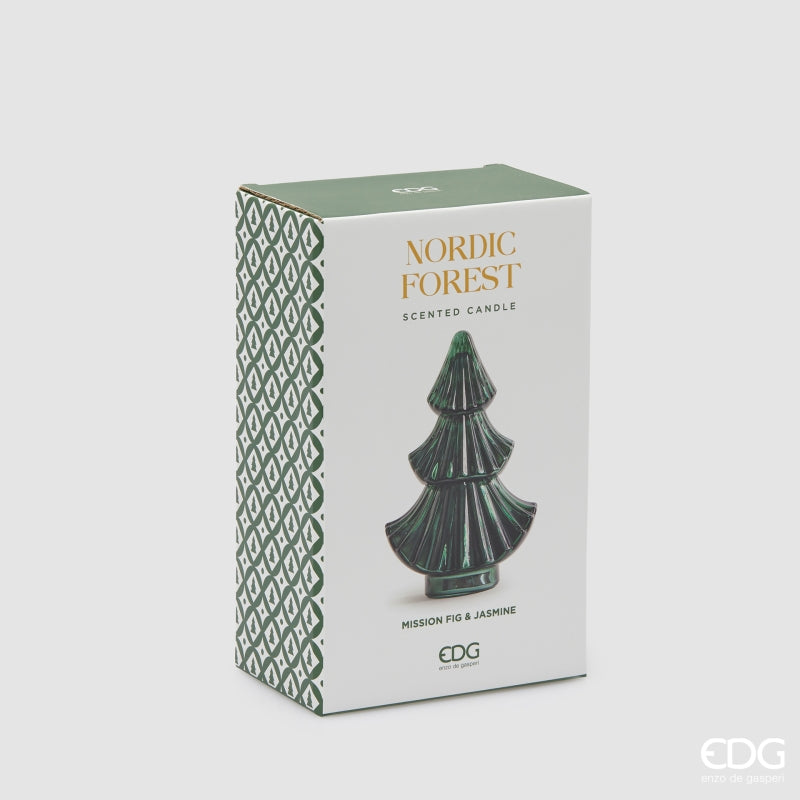 edg enzo de gasperi edg enzo de gasperi candela forest albero di natale h 25 cm l 15 cm l 9 cm mission fig jasmine green ean 8059824566768