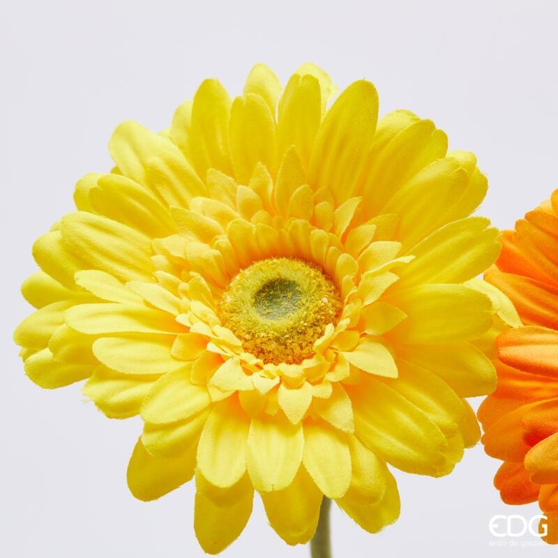 edg enzo de gasperi edg enzo de gasperi gerbera ramo ass h 60 cm d 12 cm pianta artificiale mix arancione 1 pz ean 8059824457004