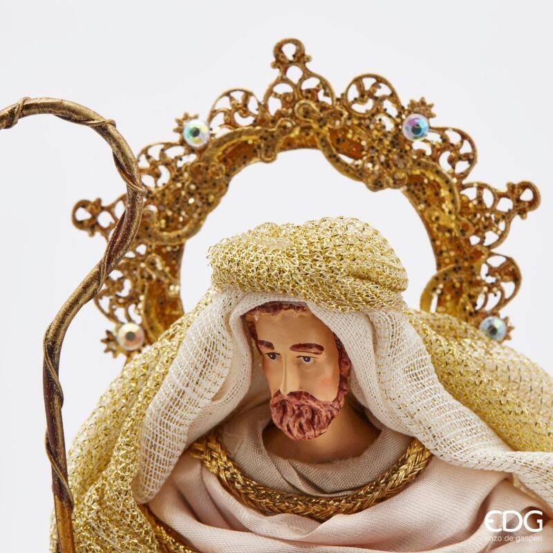 edg enzo de gasperi edg enzo de gasperi natavita natalizia tessuto con base h 30 cm green pink ean 8059824280725