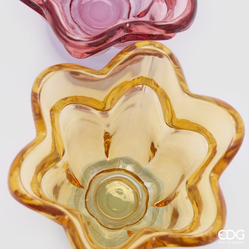 edg enzo de gasperi edg enzo de gasperi vaso fiore con piede e portacandela ass h 155 cm d 15 cm multicolor 1 pz ean 8059824625281