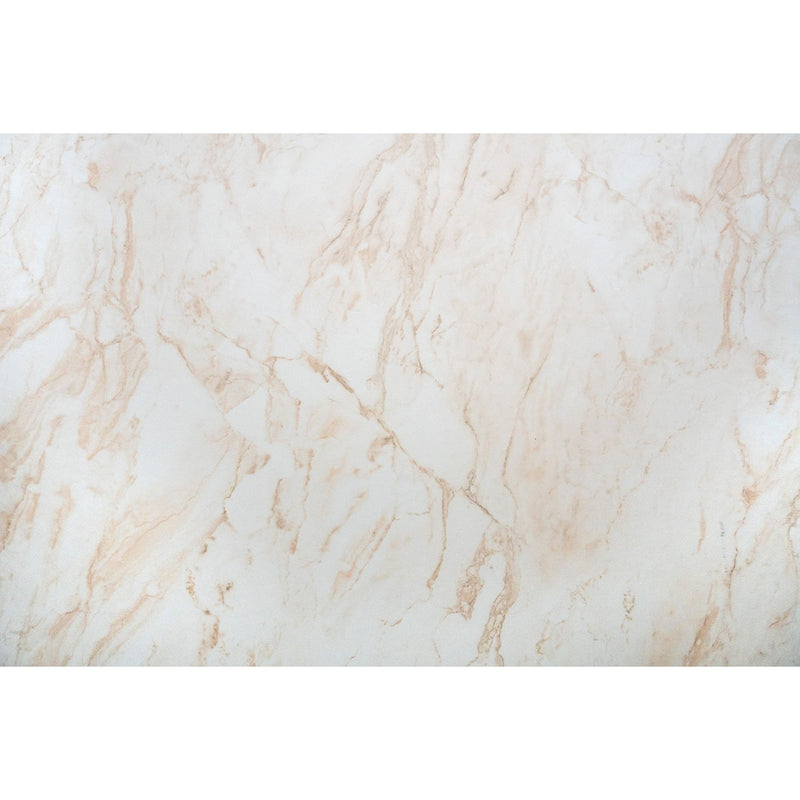 Piano tavolo HPL 70×70 cm sp. 10 mm finitura Calacatta effetto marmo bianco, antigraffio e impermeabile. Made in Italy per bar e hotel.