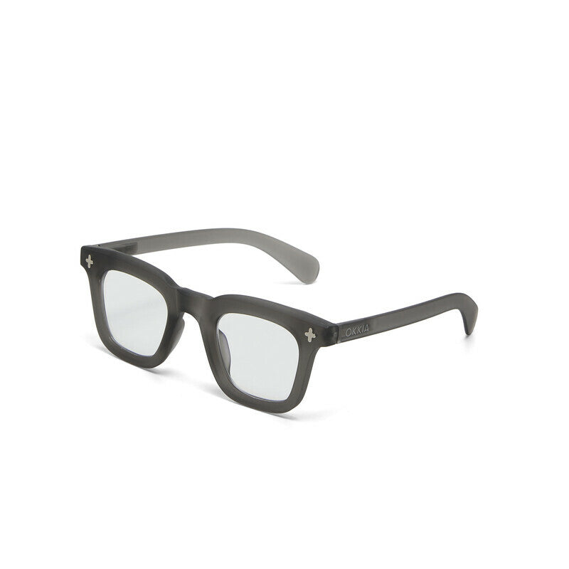 okkia okkia occhiale da lettura mod firenze premontato soft touch translucent smoke diottrie 1 50 ean 8056211374845