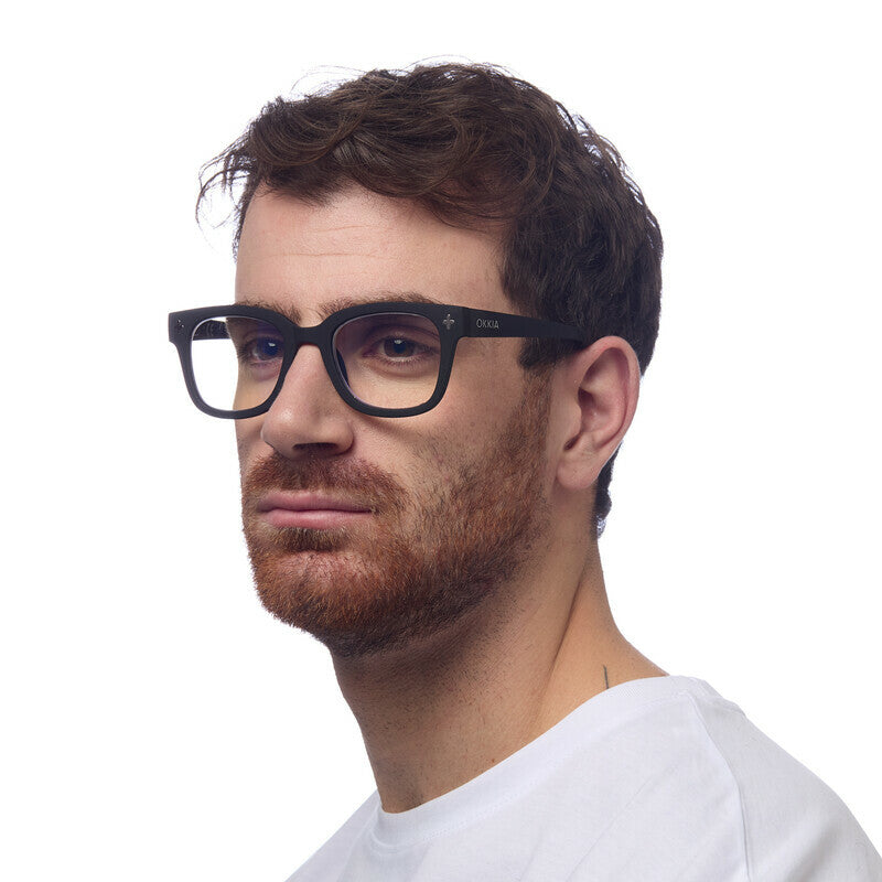okkia okkia occhiale da lettura mod giovanni anti luce blu magframe nero grigio diottrie 3 00 ean 8053806010645