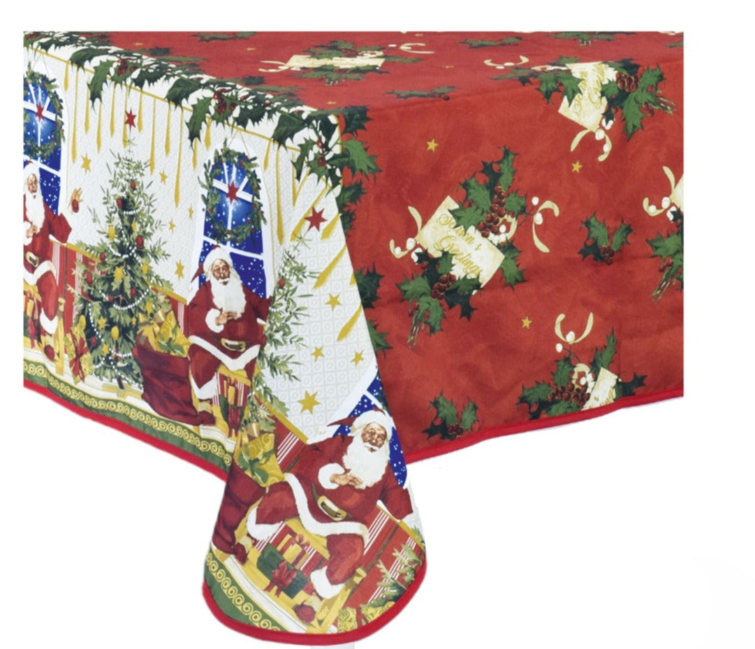 preziosa home preziosa home tovaglia sbiecata ass natale 140 x 240 cm no stiro antimacchia 1 pz ean 8050264134142