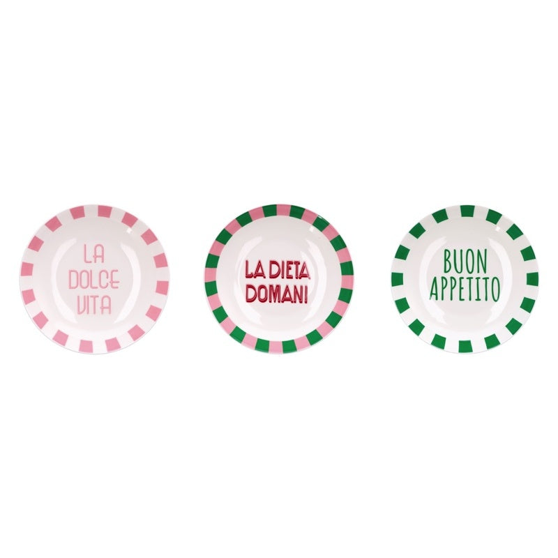 regalo italiano regalo italiano piatto fondo sunny porcellana d 205 cm ass new bone china 1 pz ean 8057586195103