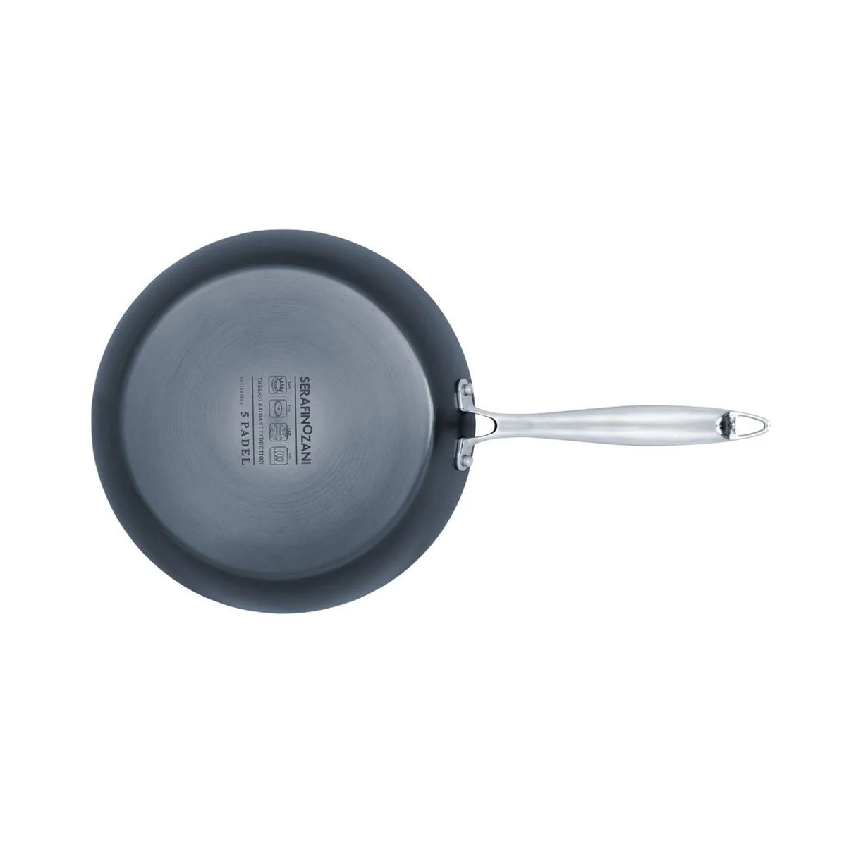 zani serafino zani serafino padella d 28 cm 5 padel in acciaio 3 ply padella professionale multistrato ean 8028460107734