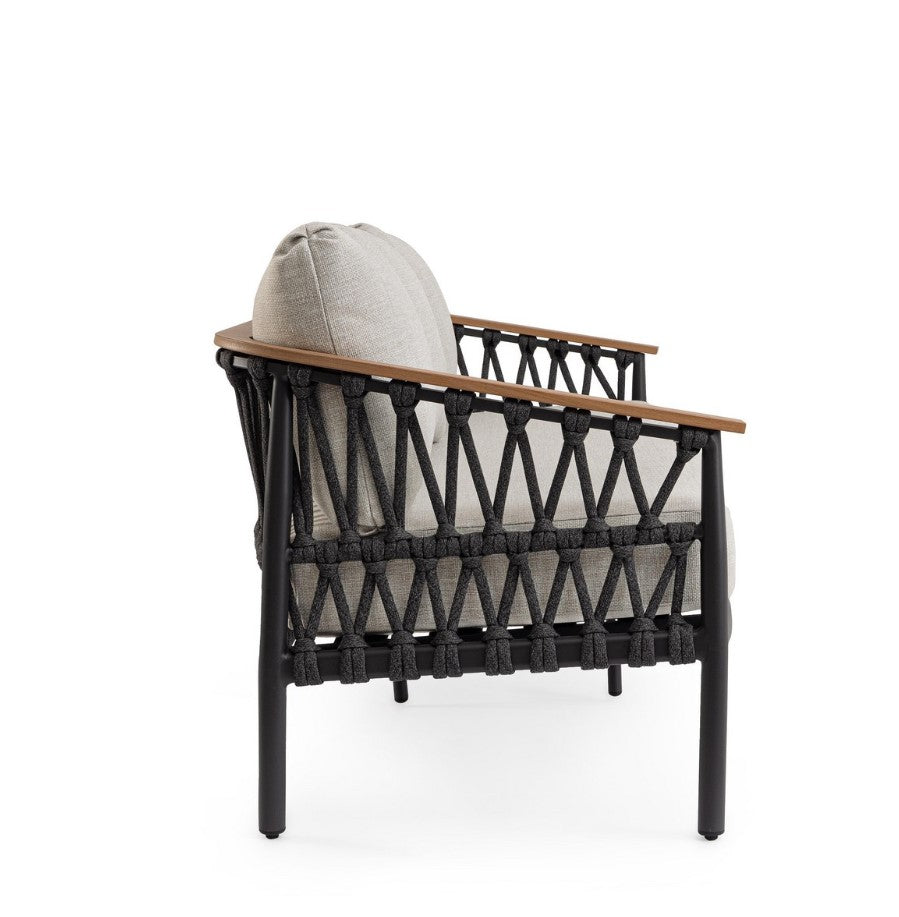 bizzotto bizzotto divano 3 posti fenix con cuscini colore antracite ean 8051836778733