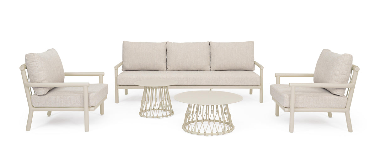 bizzotto bizzotto set salotto 5 pezzi lanai camel sand ean 8051836782761