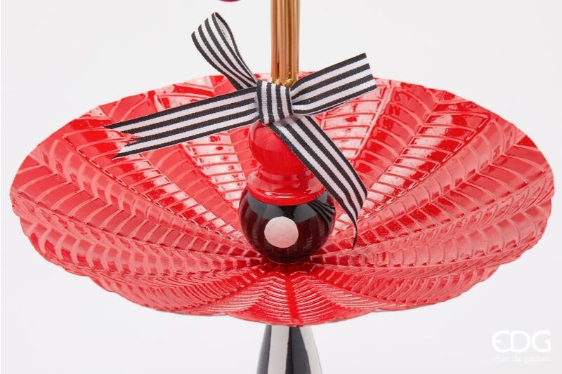 edg enzo de gasperi edg enzo de gasperi alzata decoreativa xmas natale h 76 cm white black ean 8059824542496