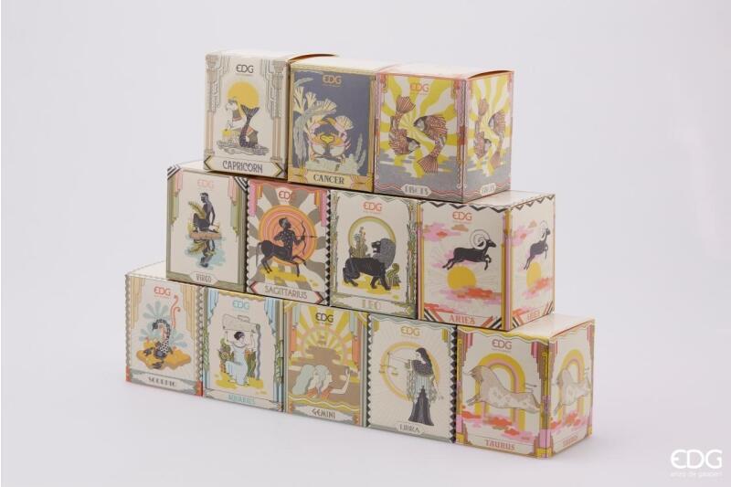 edg enzo de gasperi edg enzo de gasperi palla zodiaco ass d 10 cm vetro multicolor 1 pz ean 8059824194510