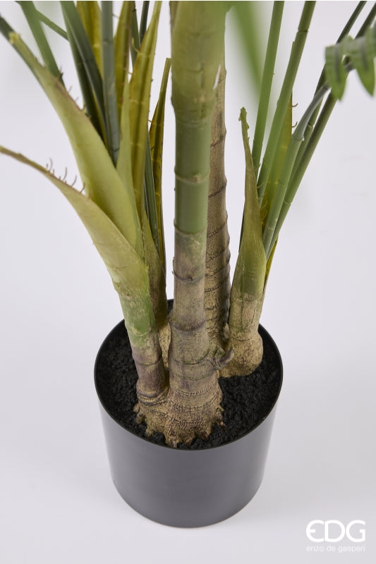 edg enzo de gasperi edg enzo de gasperi palma areca vogue con vaso pianta artificiale h 250 cm verde ean 8059824607386