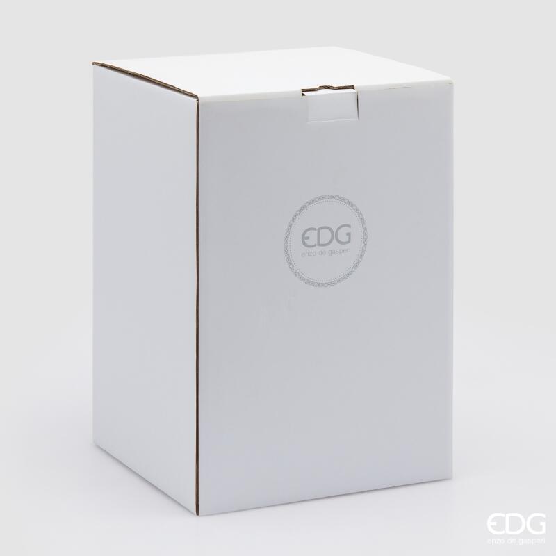 edg enzo de gasperi edg enzo de gasperi portacandela tazza natale h 22 cm d 10 cm white black ean 8059824560704