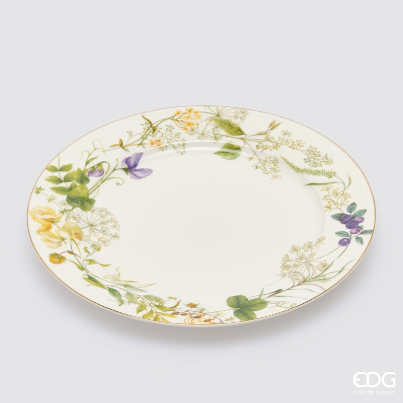 edg enzo de gasperi edg enzo de gasperi „Fiorimix“ – Suppenteller, Obstteller, Schalen, 24-teilig, gelb-grün, EAN 8059824654663