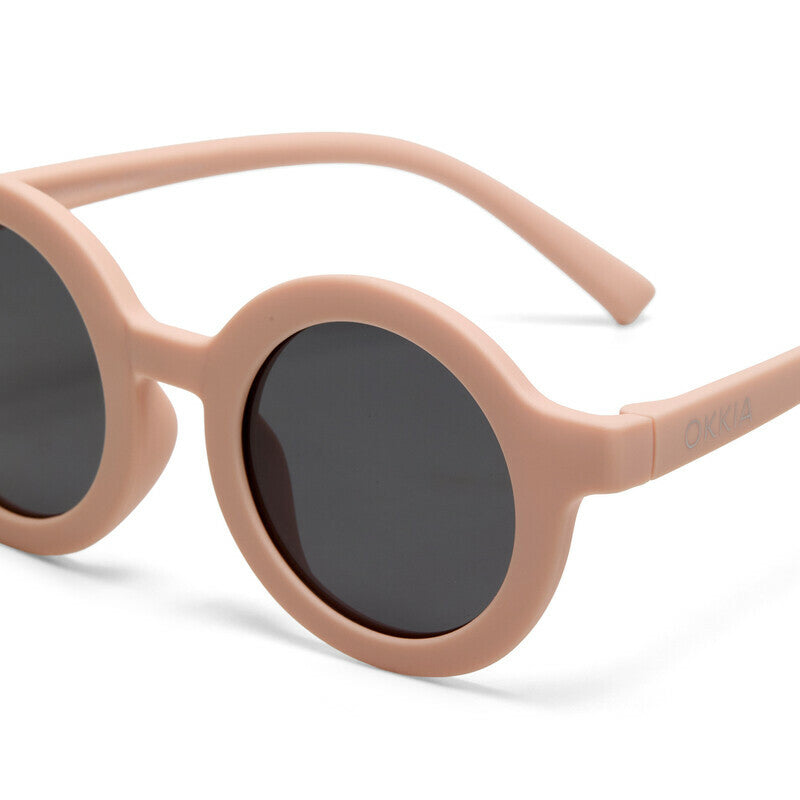 okkia okkia occhiale baby da sole premontato tondo colore light pink 6 10 anni ean 8056211375859