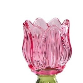 regalo italiano regalo italiano portacandela tealight vetro ass con gambo d 10 cm h 145 cm bomboniera 1 pz ean 8057586208223