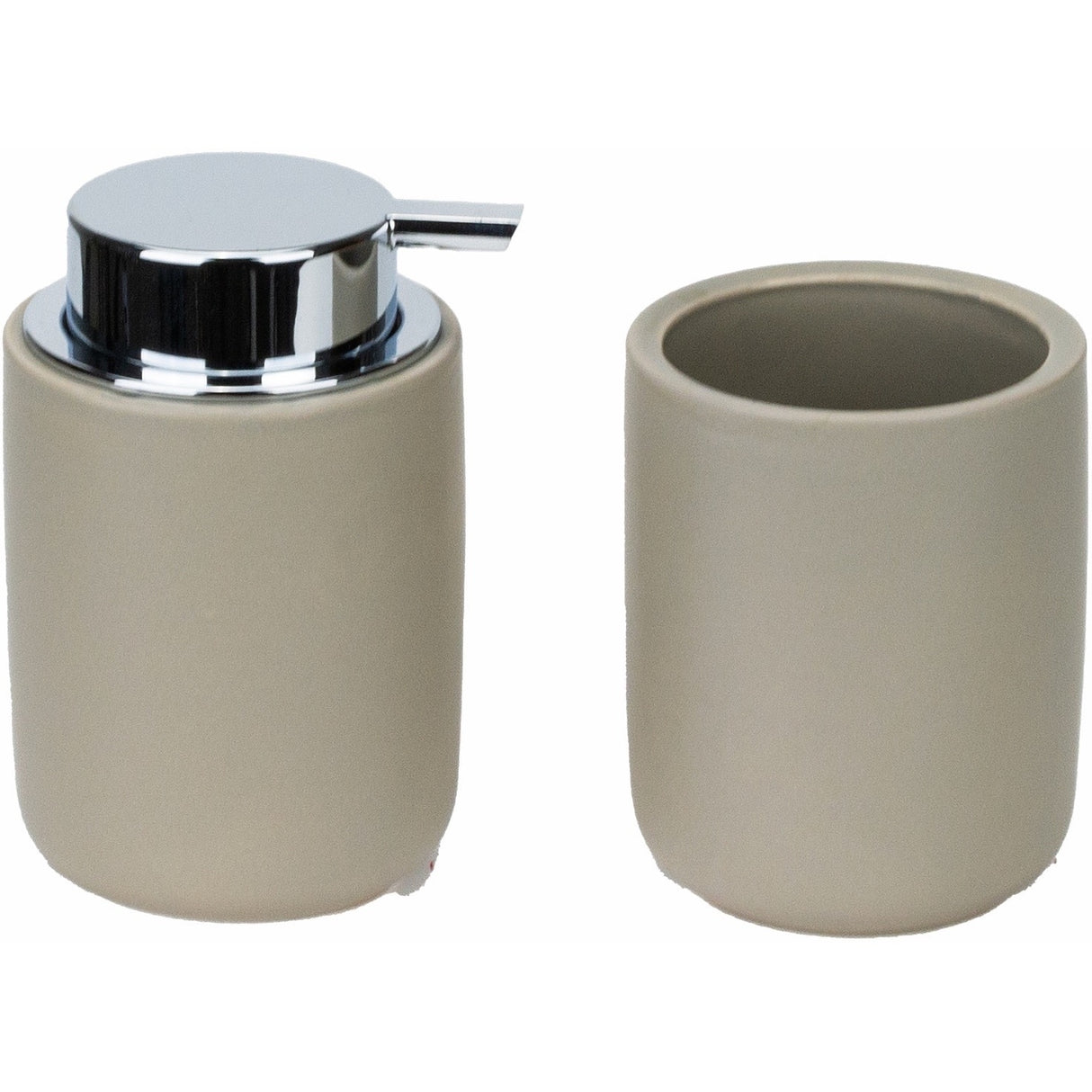 regalo italiano regalo italiano set bagno 2 pezzi in ceramica ass dispenser sapone e bicchiere 1 pz ean 8021785600584