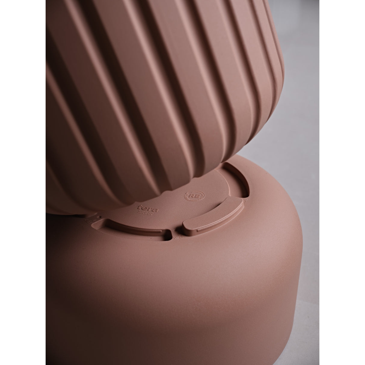 teraplast teraplast vaso echo rigato 50 sovrapponibile resina canyon ean 8051560280311