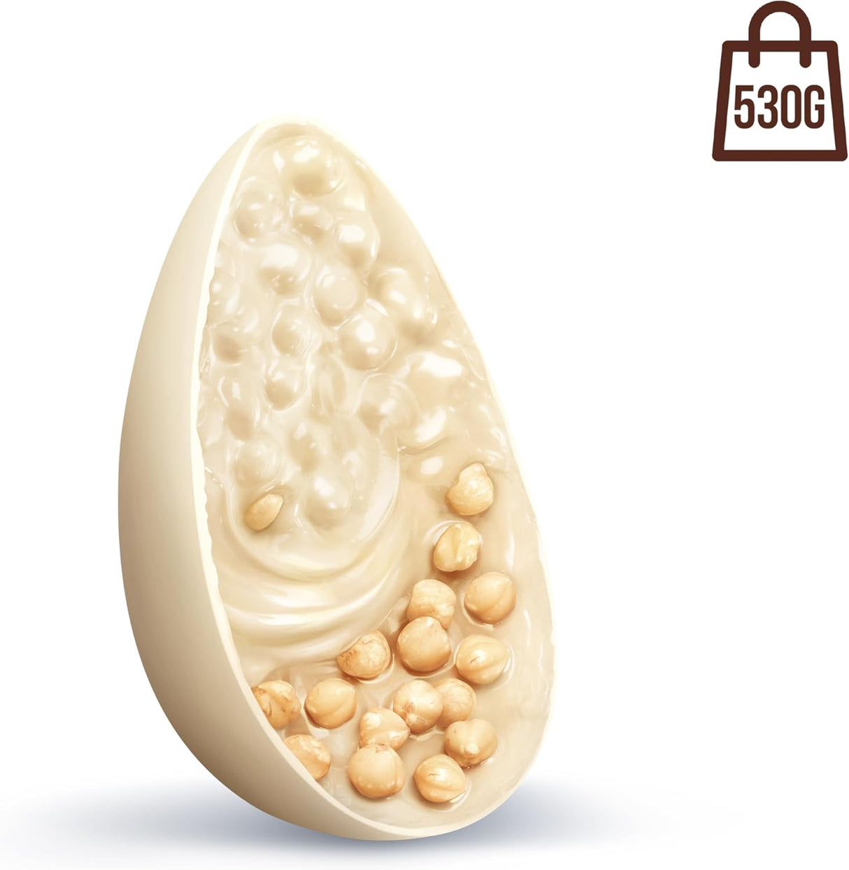 caffarel caffarel uovo delizie ditalia ass cioccolato al latte o fondente o bianco con nocciole 530 gr 1 pz ean 8013108633041