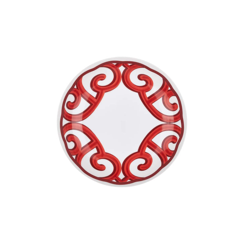 guzzini guzzini set 6 posti tavola harmonia natalizia porcellana bianco rosso 18 pz ean 8008392412441