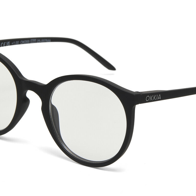 okkia okkia occhiale da lettura mod bologna premontato soft touch black diottrie 1 00 ean 8056211374050