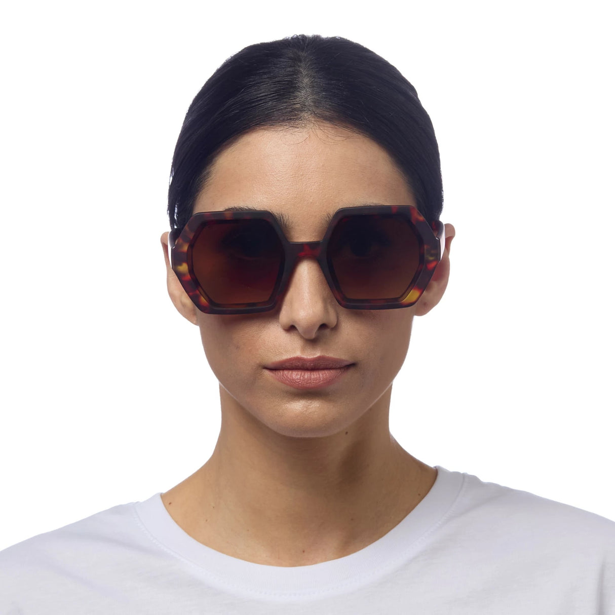 okkia okkia occhiale da sole premontato esagonale mod emma classic havana ean 8055773198029