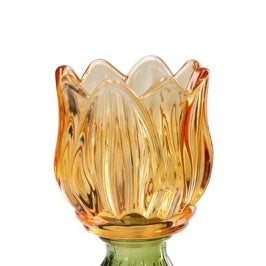 regalo italiano regalo italiano portacandela tealight vetro ass con gambo d 10 cm h 145 cm bomboniera 1 pz ean 8057586208223