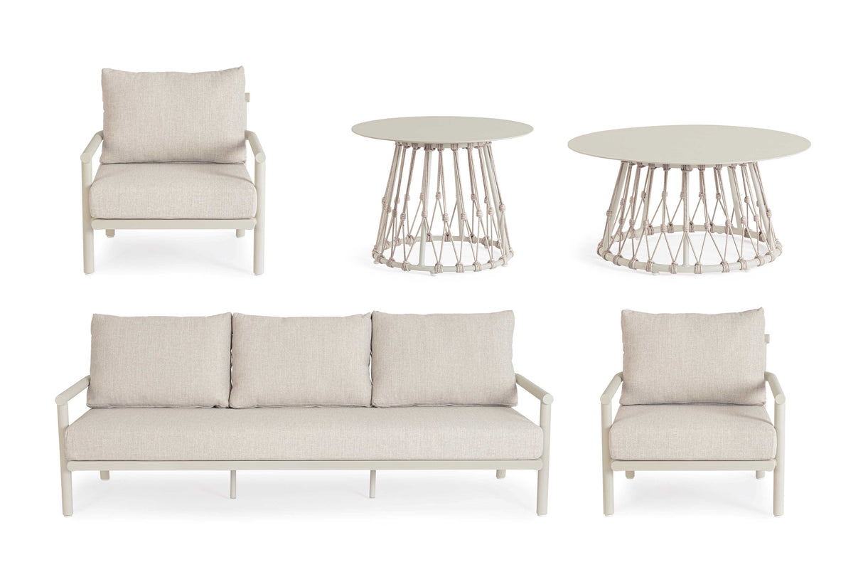 bizzotto bizzotto set salotto 5 pezzi lanai camel sand ean 8051836782761