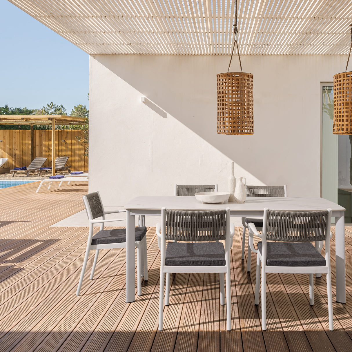 Bizzotto Bizzotto Tisch Alcora 180 x 90 cm, weiß, EAN 8051836669031