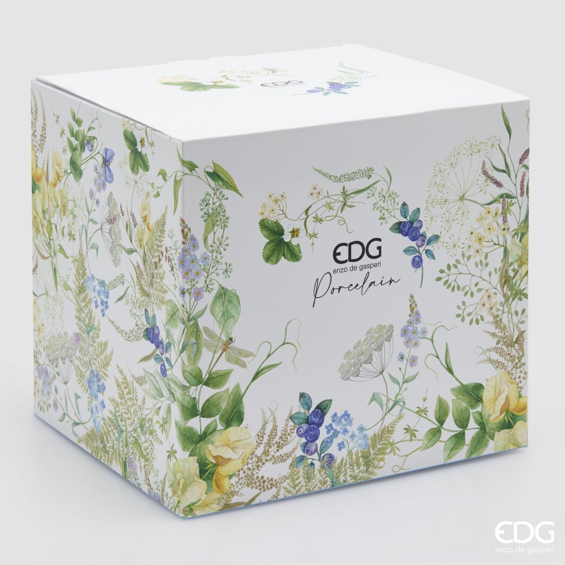 edg enzo de gasperi edg enzo de gasperi „Fiorimix“ – Suppenteller, Obstteller, Schalen, 24-teilig, gelb-grün, EAN 8059824654663