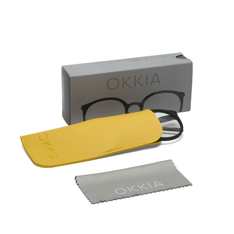 okkia okkia occhiale da lettura mod bologna premontato soft touch black diottrie 2 00 ean 8056211374074