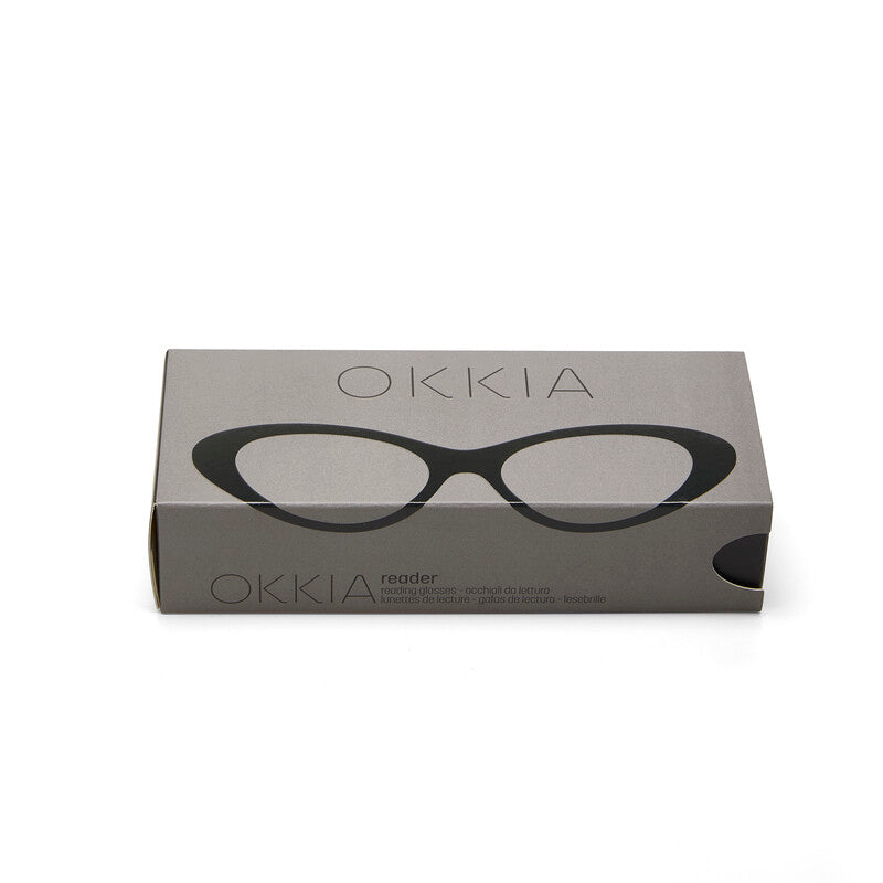 okkia okkia occhiale da lettura mod lina cat eye nero diottrie 2 50 ean 8055773199934
