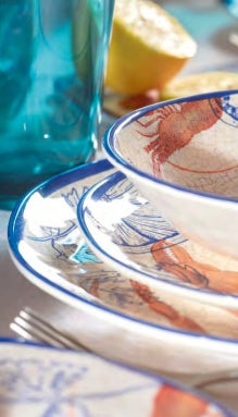 rose tulipani rose tulipani set 2 piatti frutta ocean line melamina d 21 cm ean 8018594611177