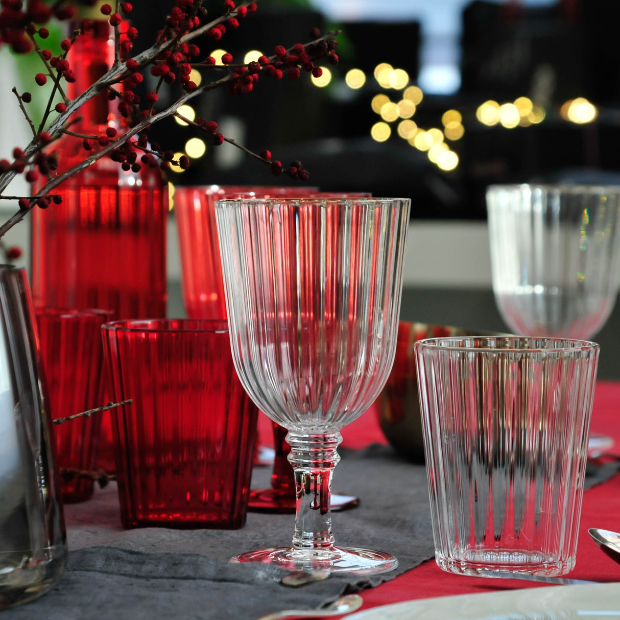 wd lifestyle wd lifestyle set 2 bicchieri in acrilico 370 ml trasparente ean 8033040745930