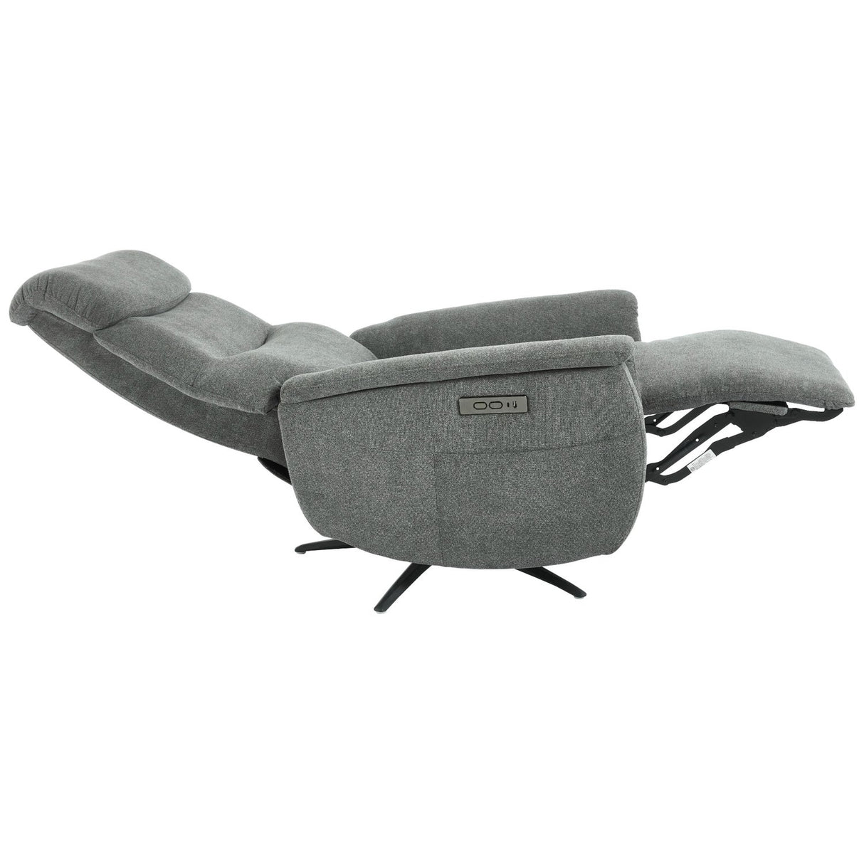 di mo di mo poltrona relax jacquelin in tessuto grigio scuro con regolazione elettrica poltrona comfort recliner ean 8010402506804